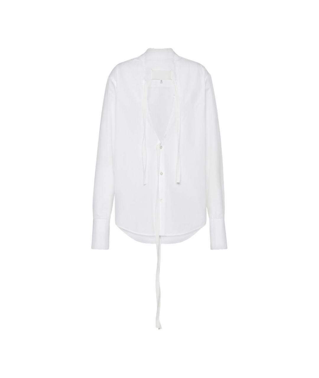 MAISON MARGIELA Белая хлопковая рубашка, фото 1