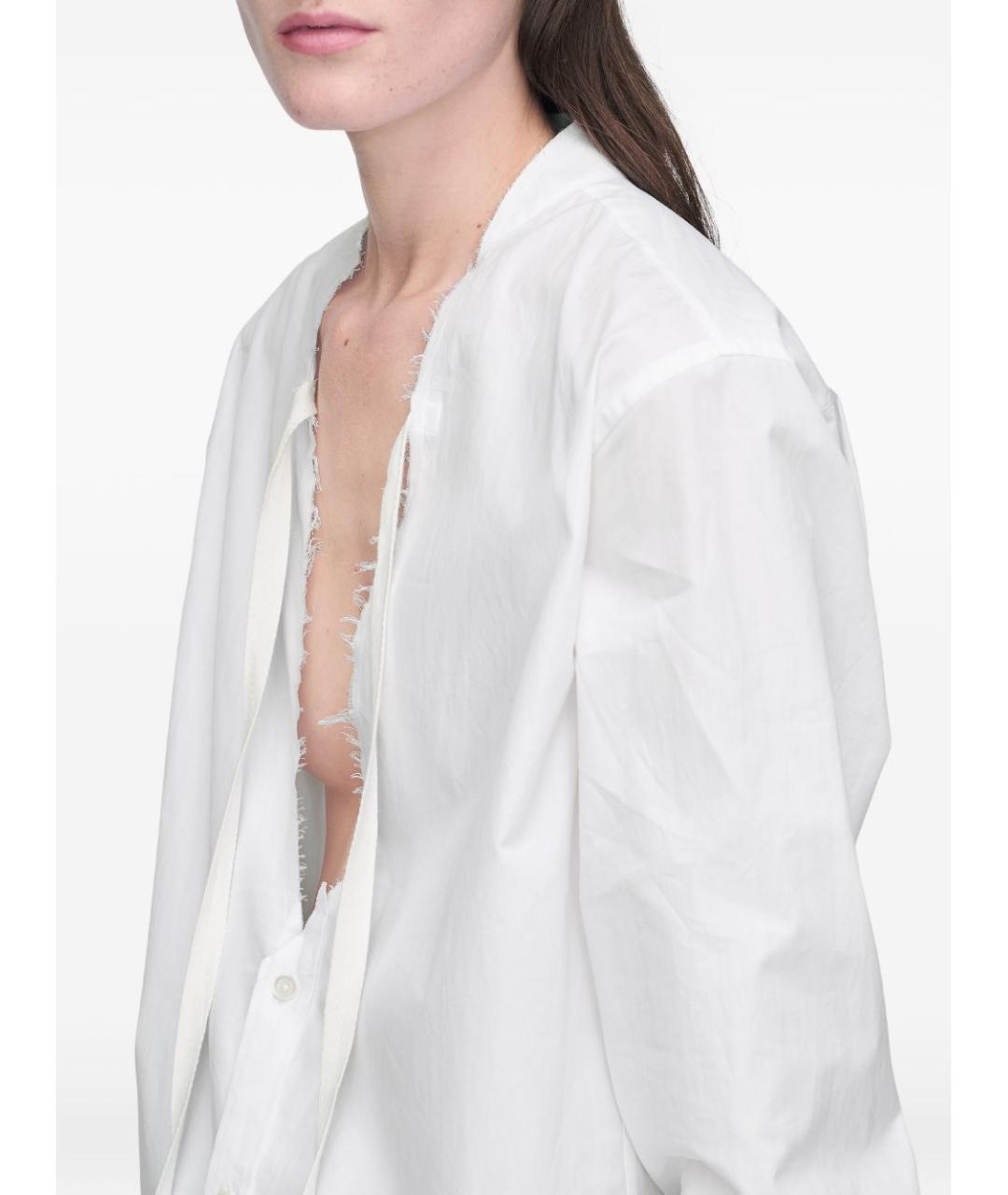 MAISON MARGIELA Белая хлопковая рубашка, фото 2