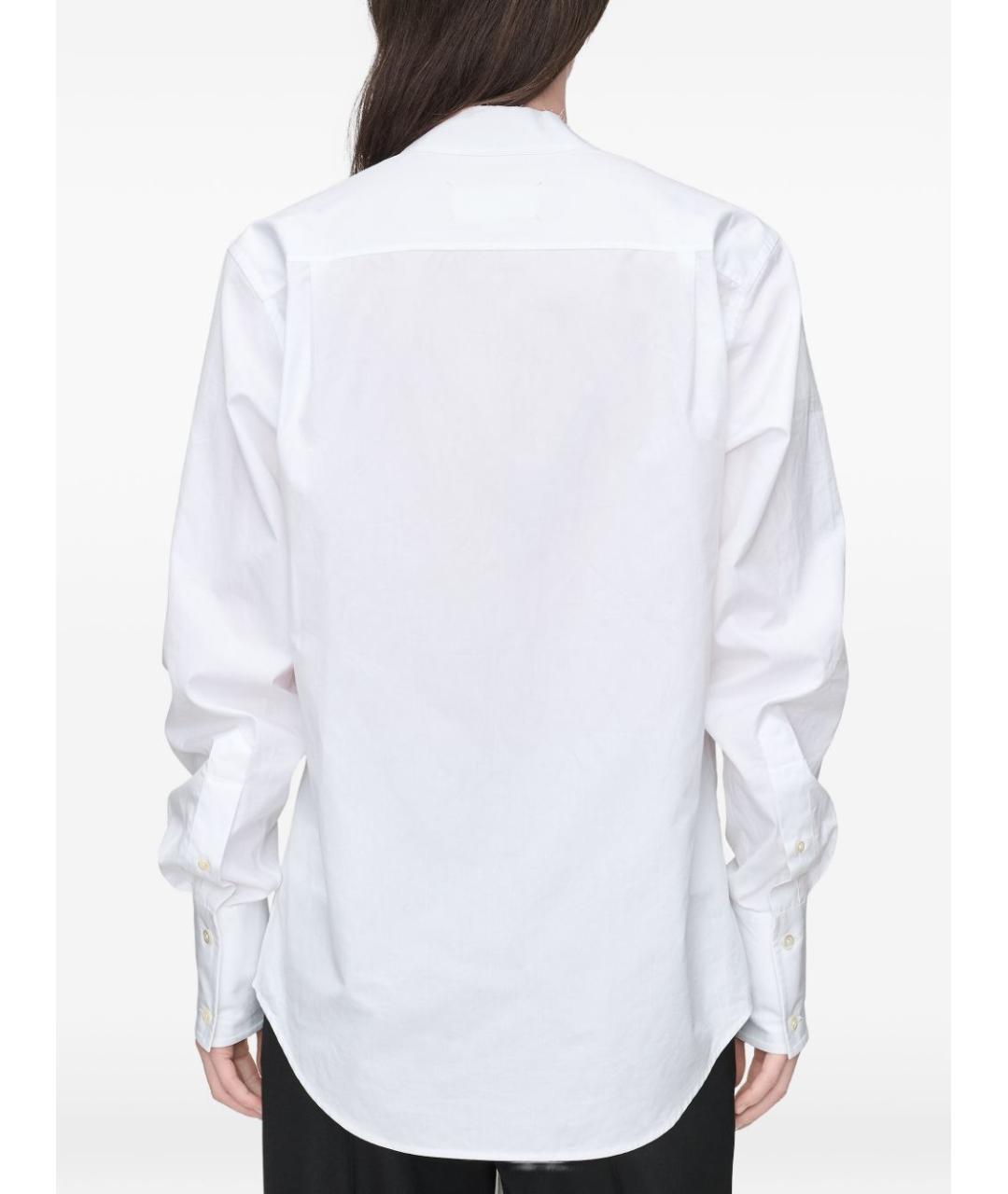 MAISON MARGIELA Белая хлопковая рубашка, фото 5