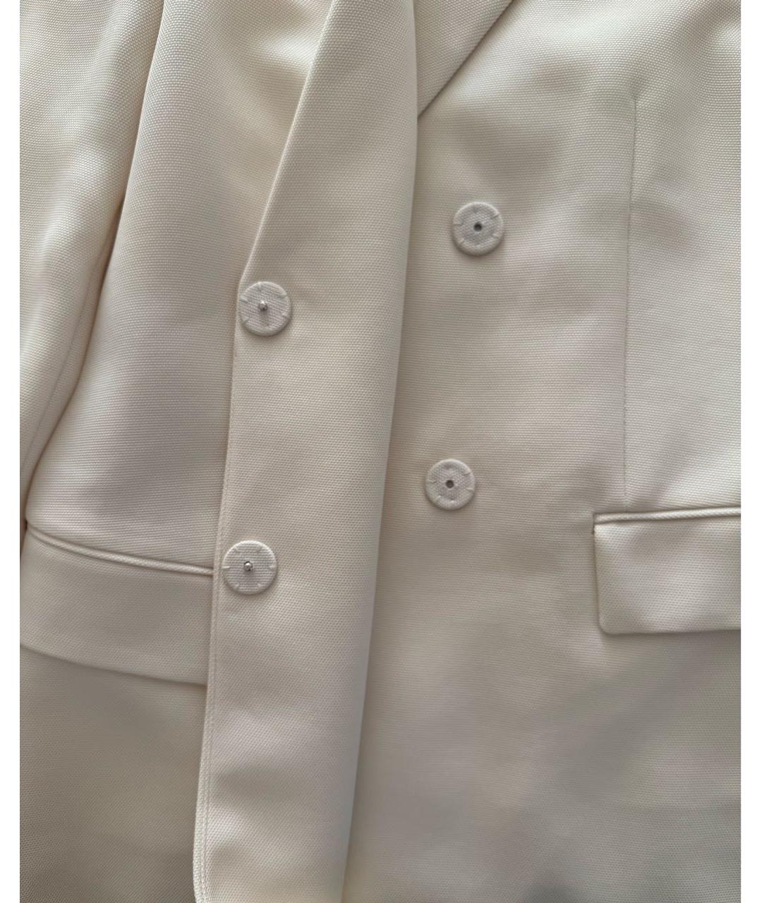THEORY Белый ацетатный жакет/пиджак, фото 3