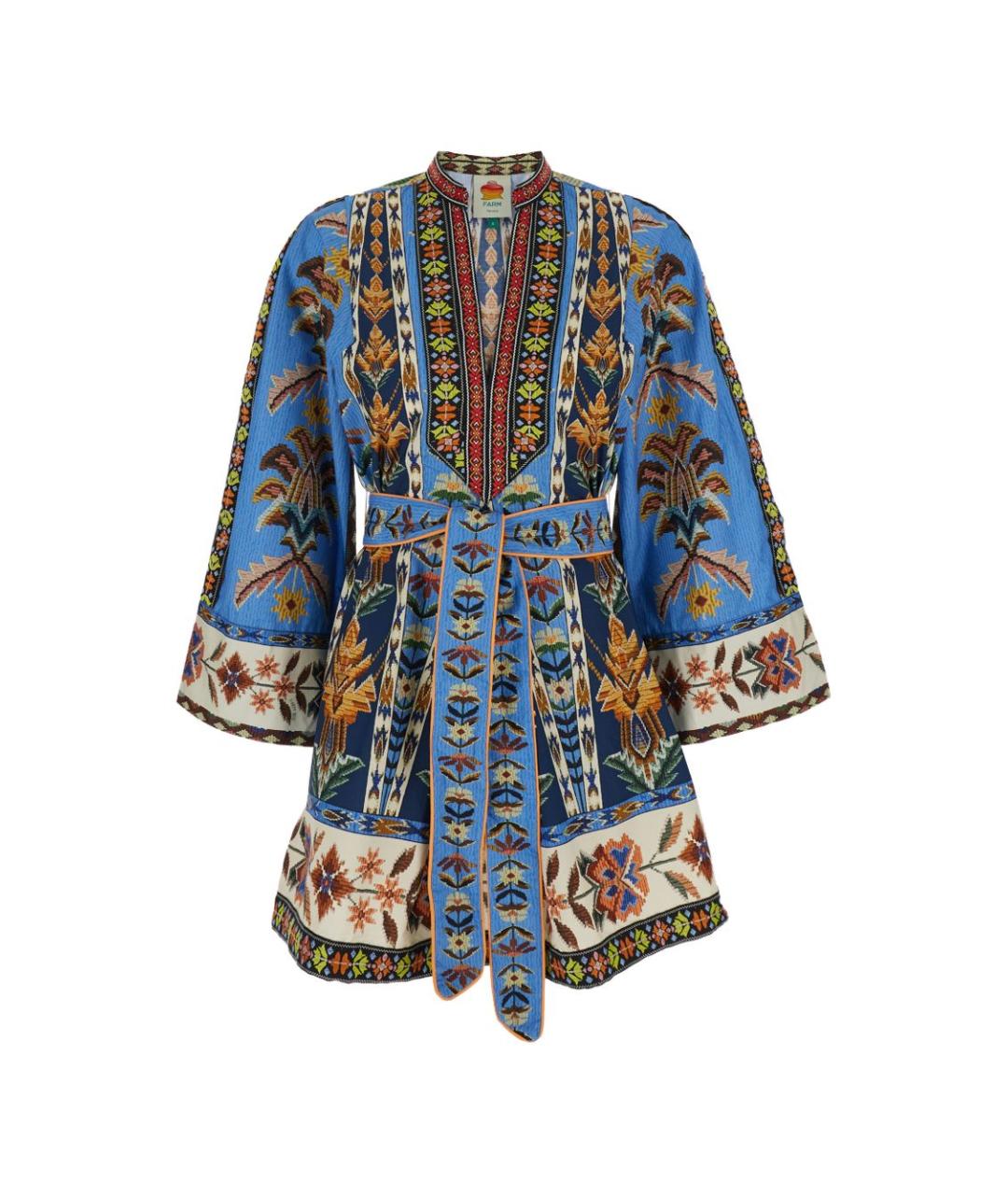 FARM RIO Синее повседневное платье, фото 1