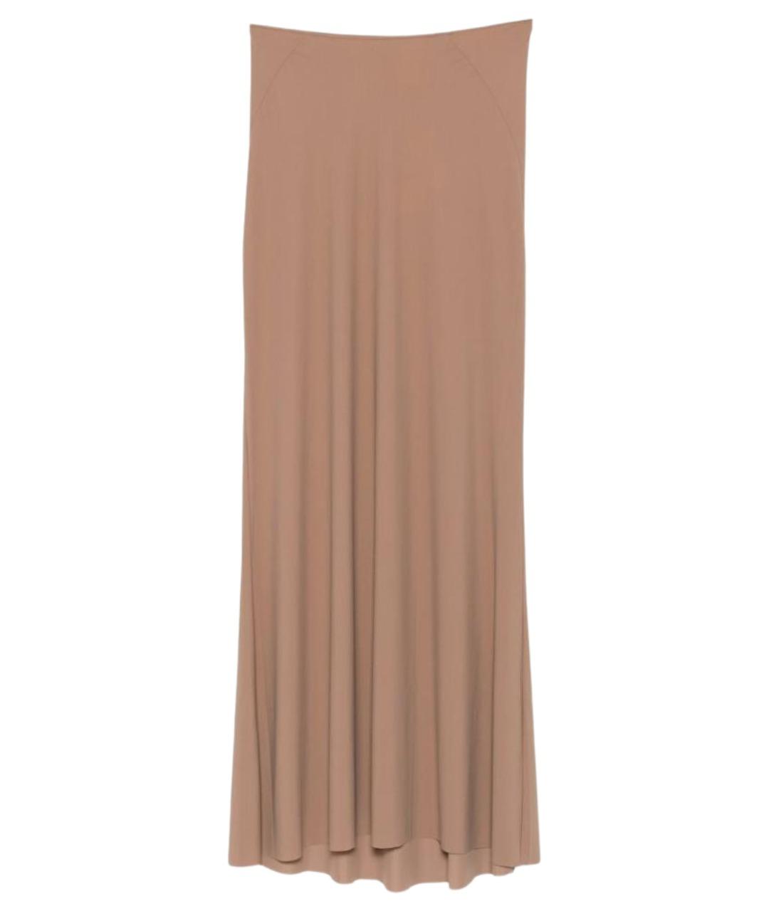 AMAZUIN Бежевая полиамидовая юбка макси, фото 1
