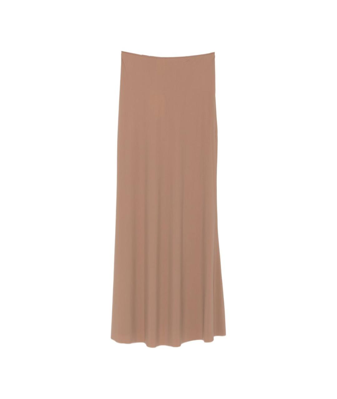 AMAZUIN Бежевая полиамидовая юбка макси, фото 2