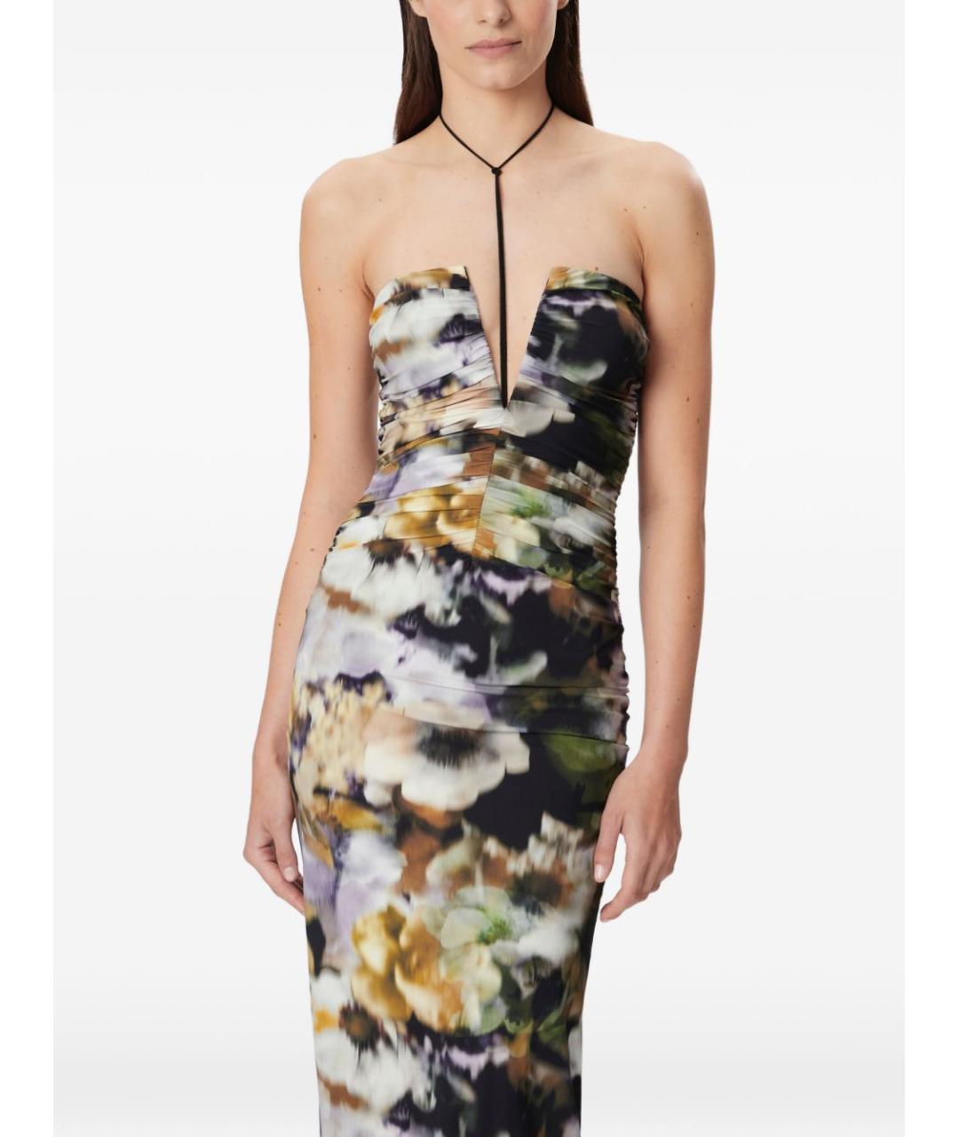 AMAZUIN Мульти полиамидовое коктейльное платье, фото 2