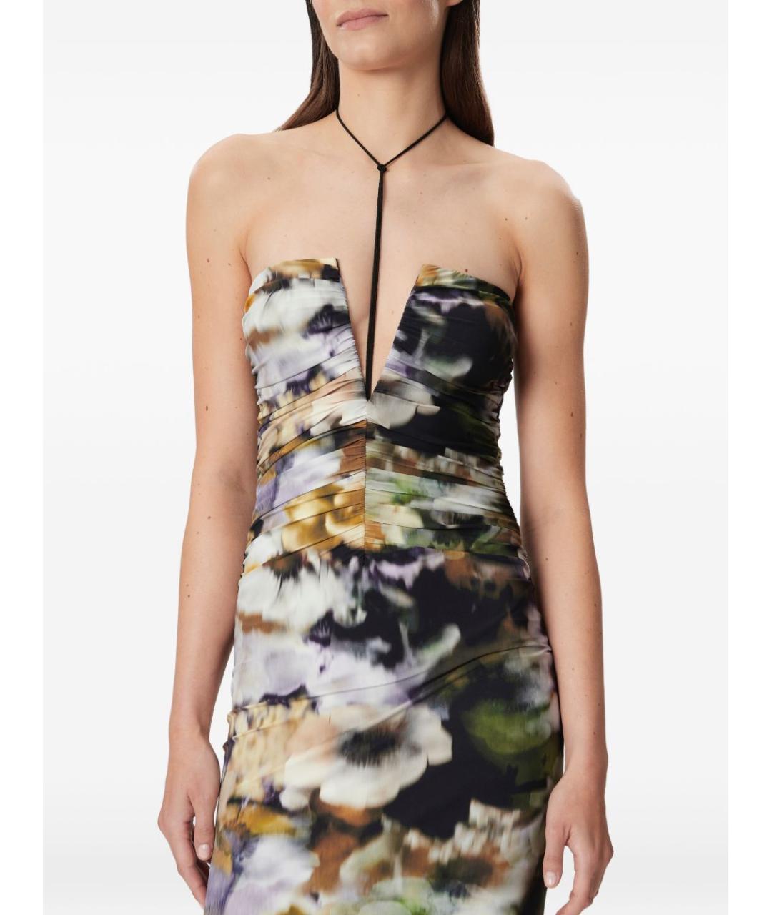 AMAZUIN Мульти полиамидовое коктейльное платье, фото 3