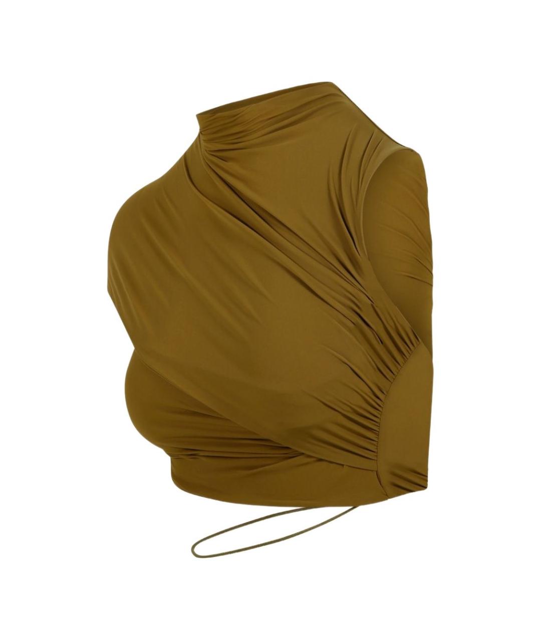 AMAZUIN Зеленая полиамидовая майка, фото 4