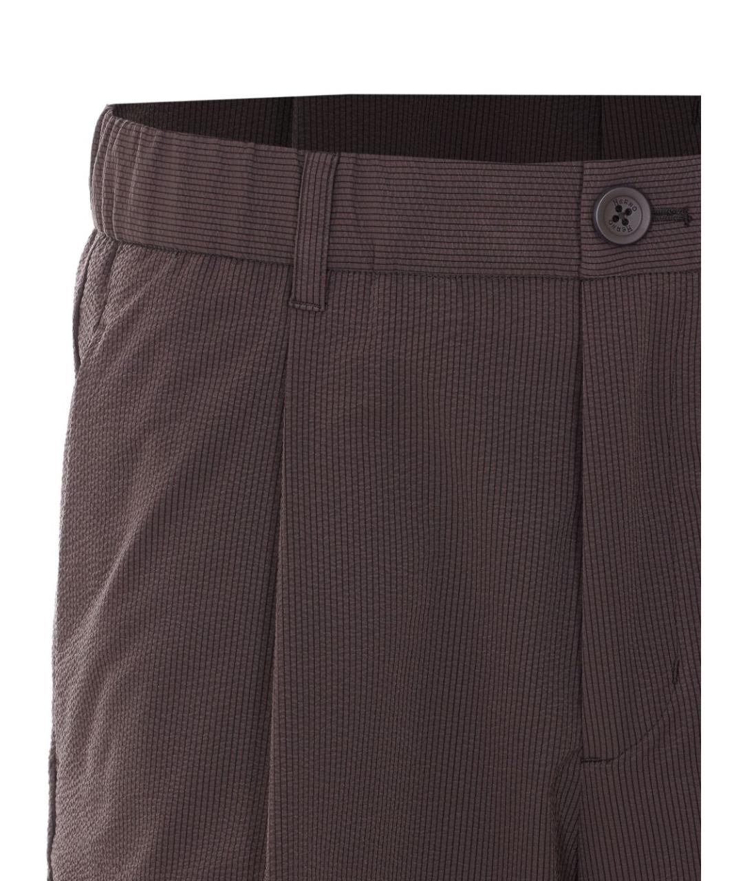 HERNO Коричневые шорты, фото 3