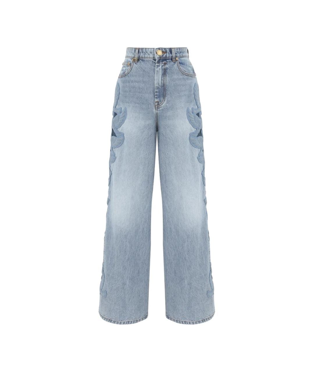ZIMMERMANN Голубые хлопковые прямые джинсы, фото 4