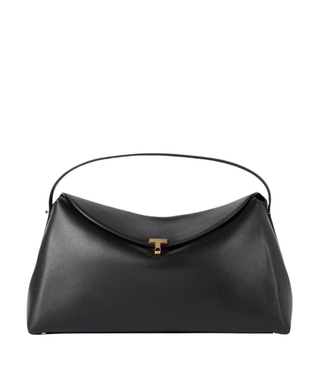 TOTEME Черная кожаная сумка с короткими ручками, фото 1