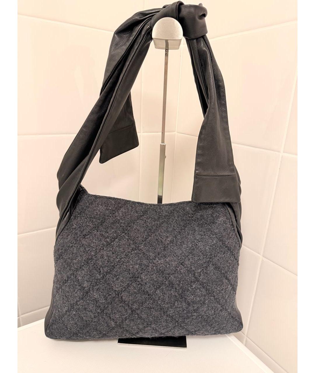 CHANEL Черная сумка через плечо, фото 3