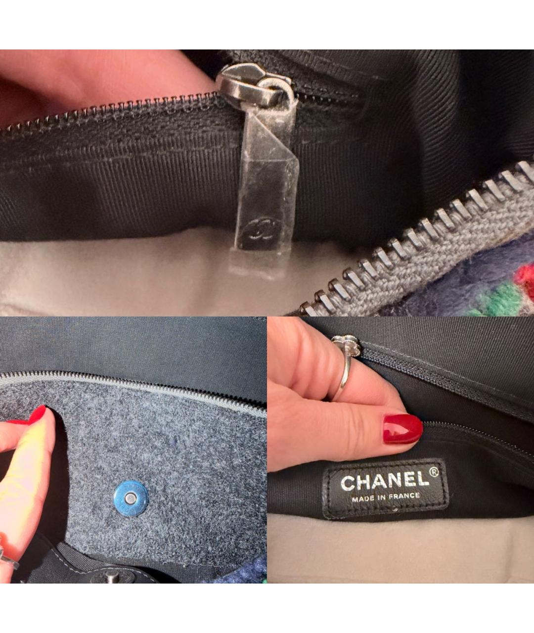 CHANEL Черная сумка через плечо, фото 4