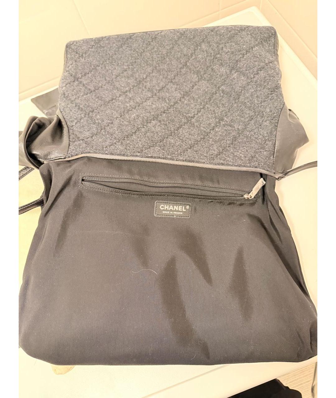 CHANEL Черная сумка через плечо, фото 8