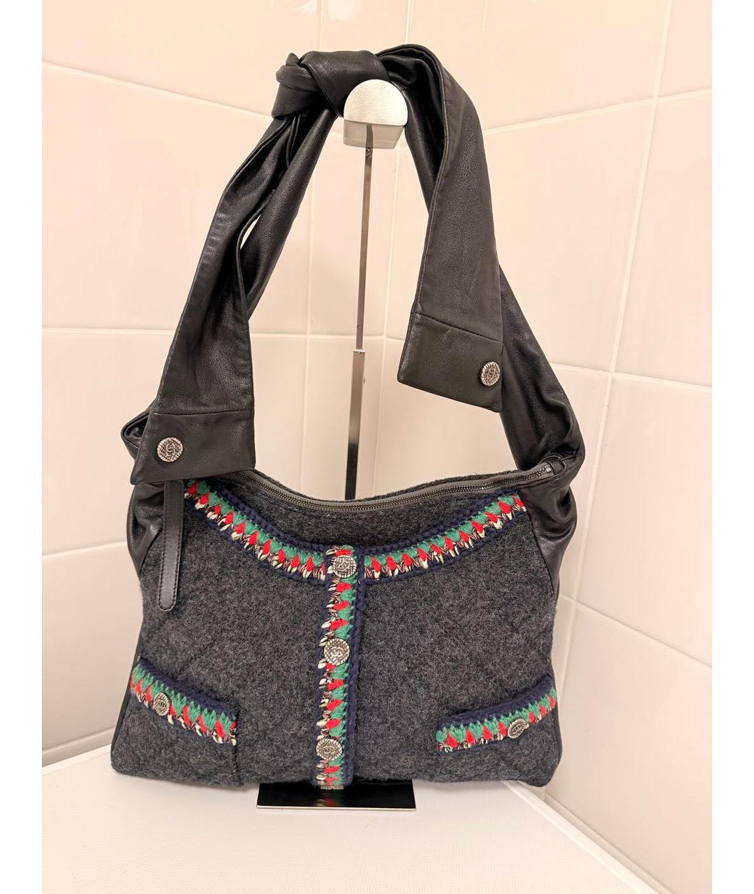 CHANEL Черная сумка через плечо, фото 2