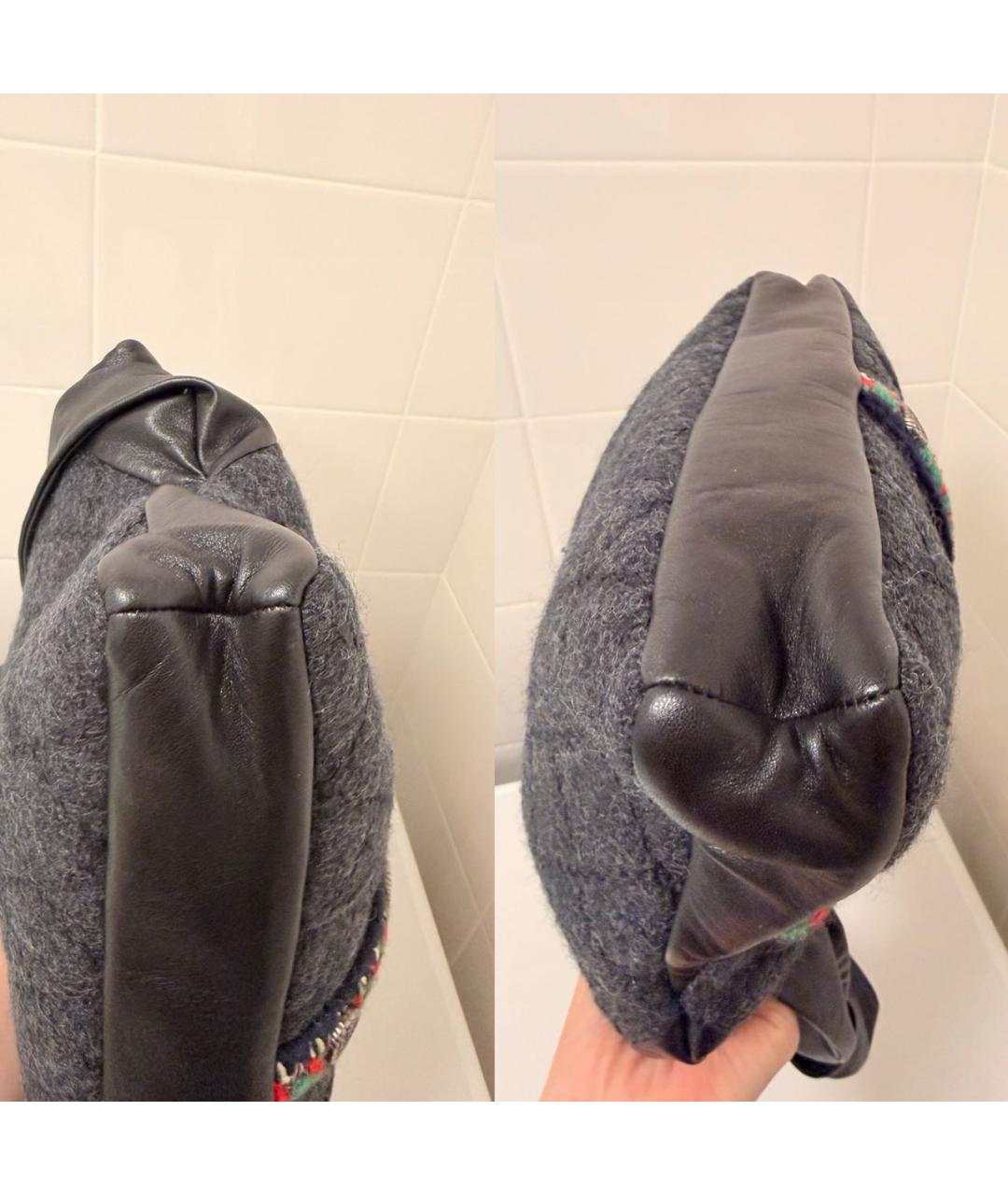 CHANEL Черная сумка через плечо, фото 5