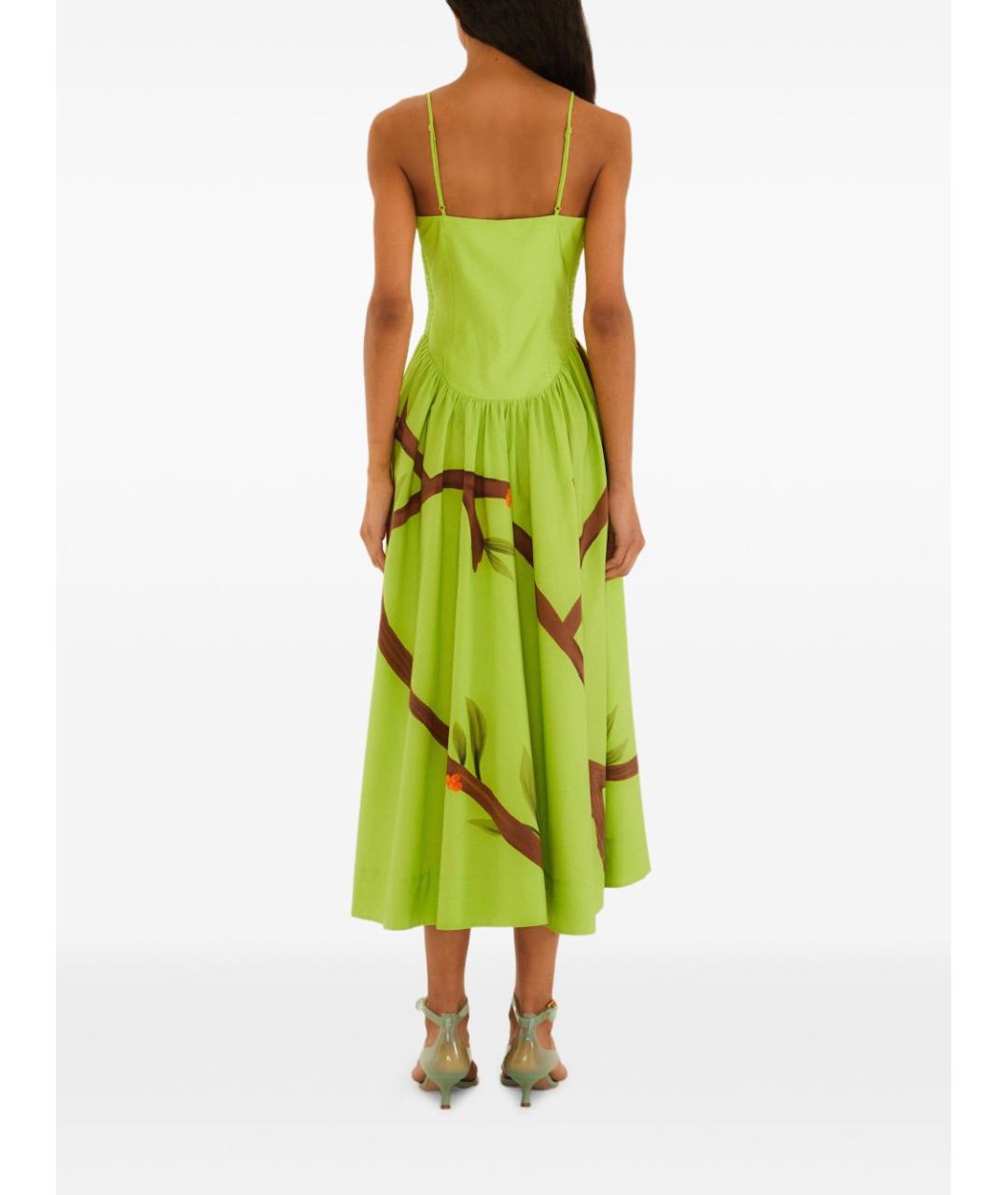 FARM RIO Зеленый сарафан, фото 3