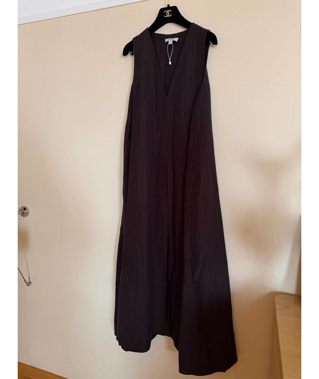 COS Коричневый сарафан, фото 9