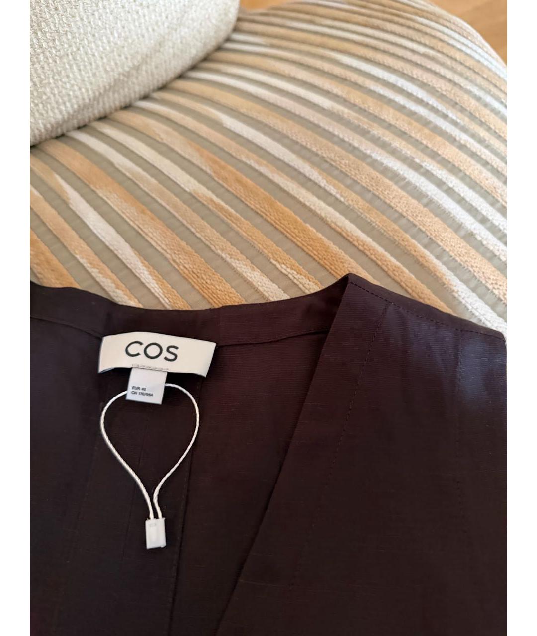 COS Коричневый сарафан, фото 7