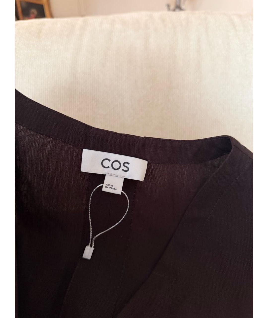 COS Коричневый сарафан, фото 6