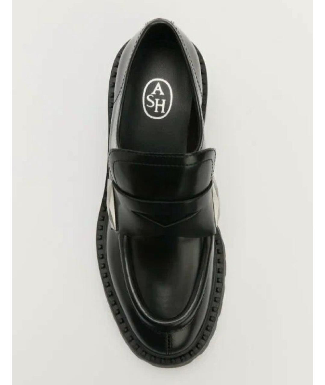 ASH Черные кожаные лоферы, фото 3