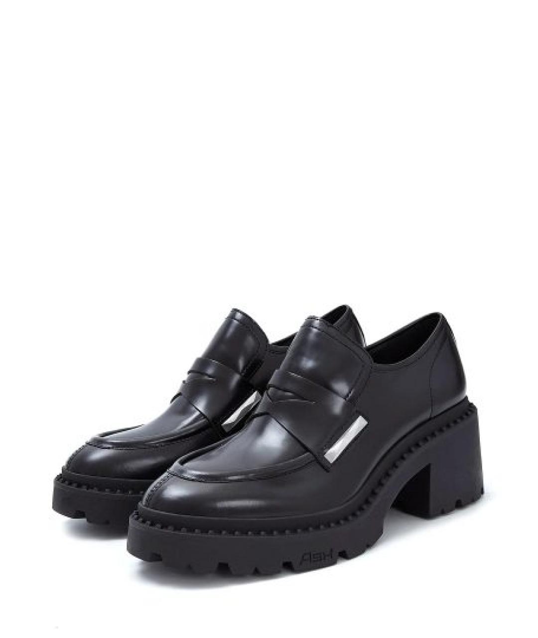 ASH Черные кожаные лоферы, фото 2