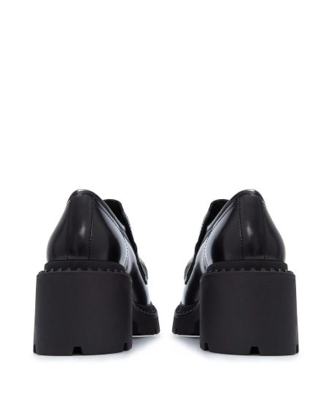 ASH Черные кожаные лоферы, фото 4