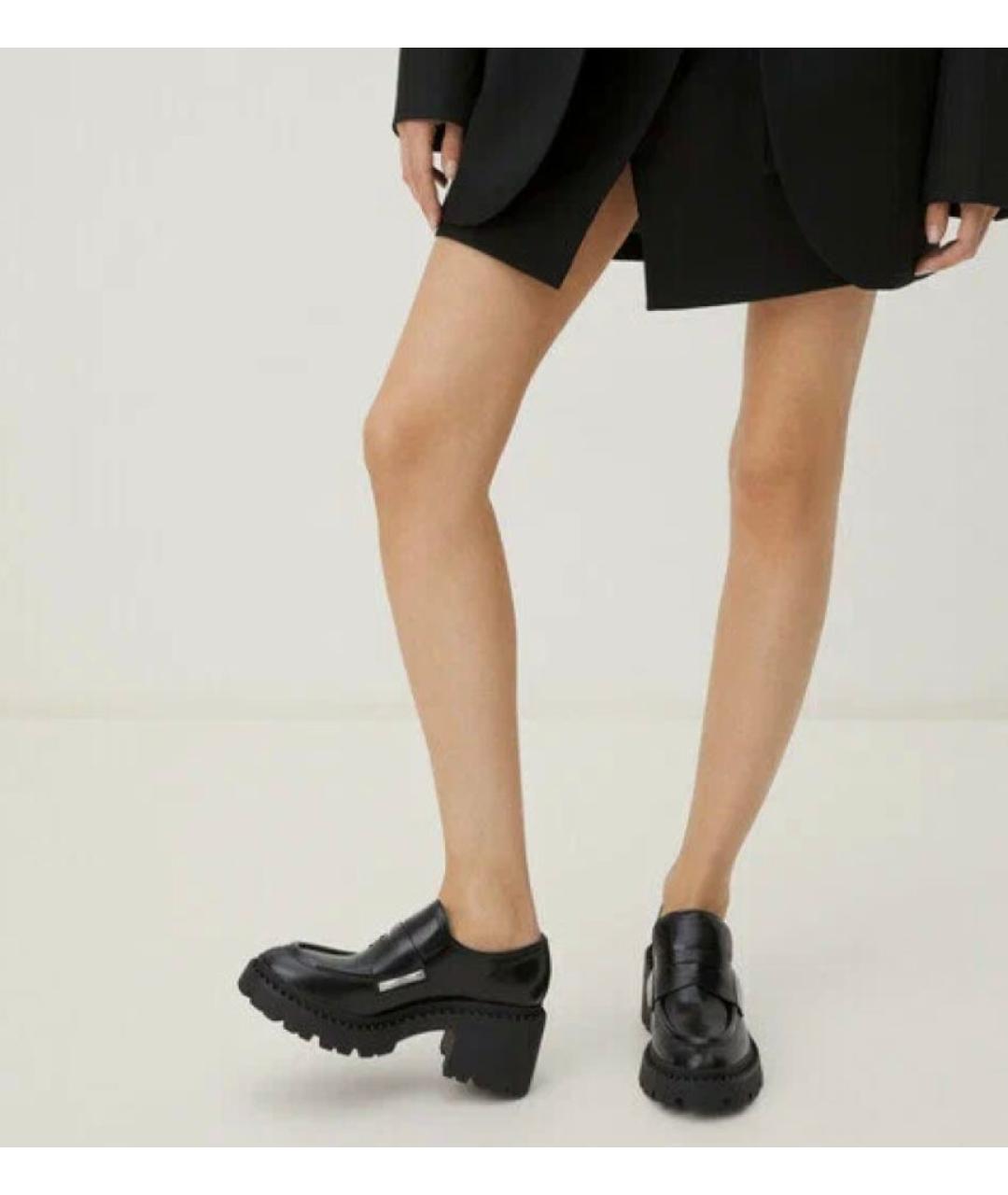 ASH Черные кожаные лоферы, фото 5