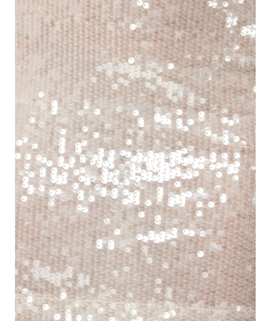 AMAZUIN Бежевое полиэстеровое коктейльное платье, фото 3