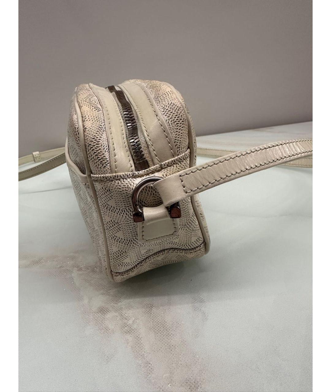 GOYARD Белая сумка через плечо, фото 4