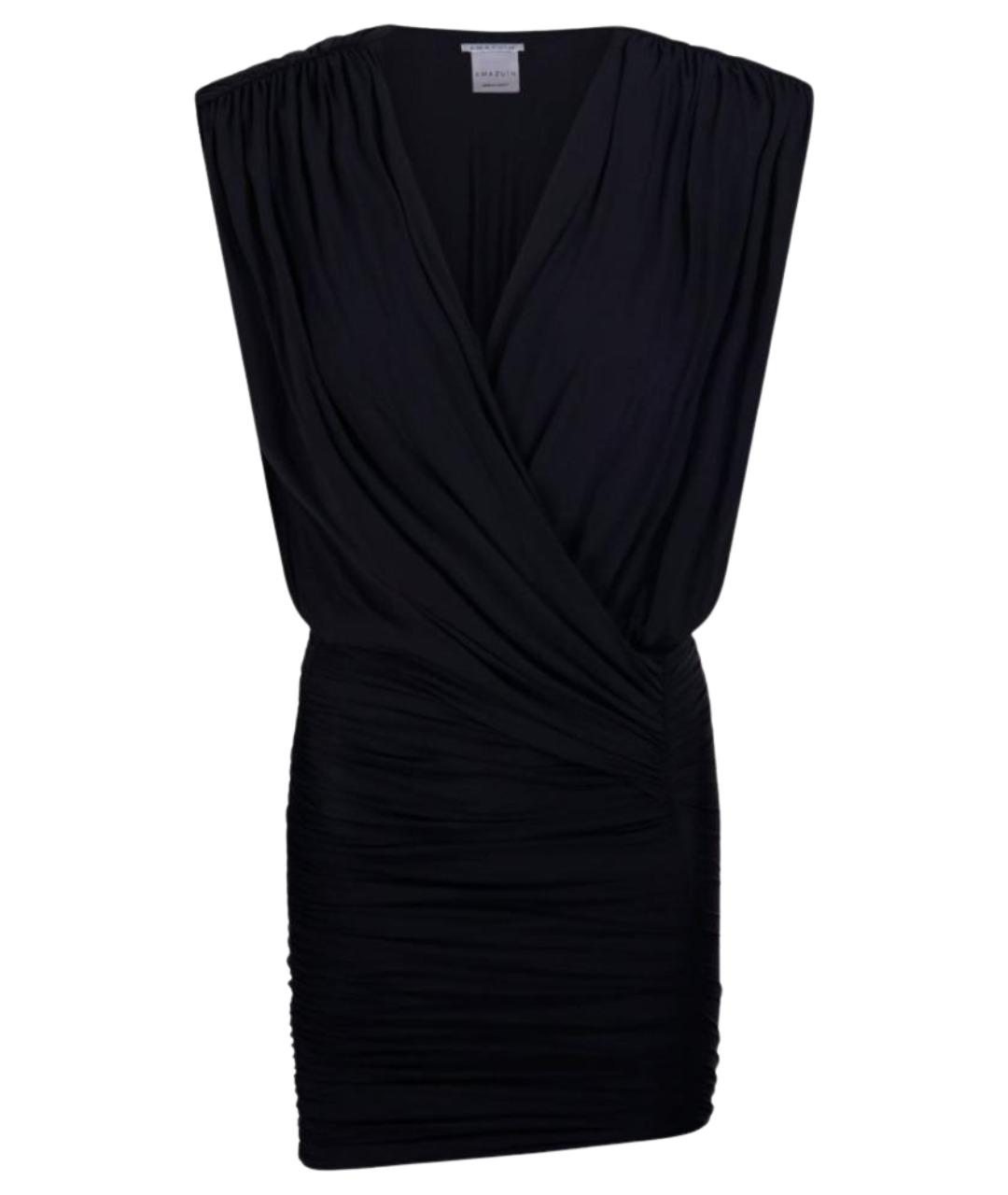 AMAZUIN Черное полиамидовое платье, фото 1