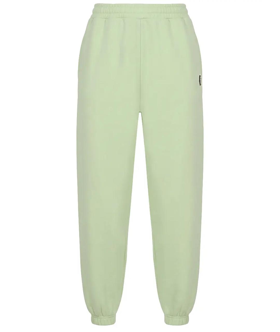 PHILIPP PLEIN Зеленые хлопковые спортивные брюки и шорты, фото 1