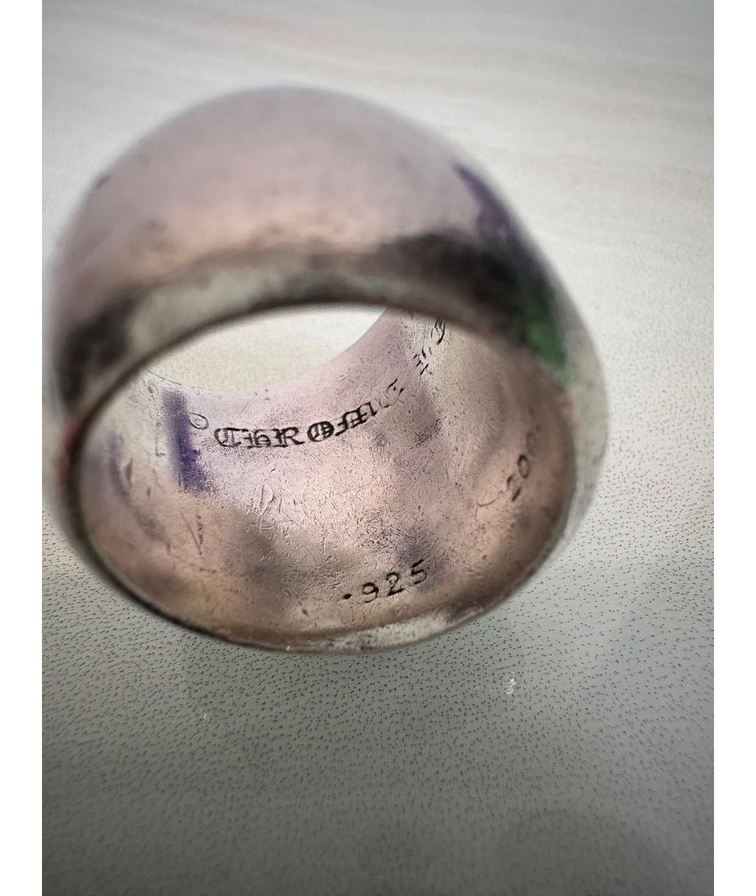 CHROME HEARTS Серебряное серебряное кольцо, фото 5