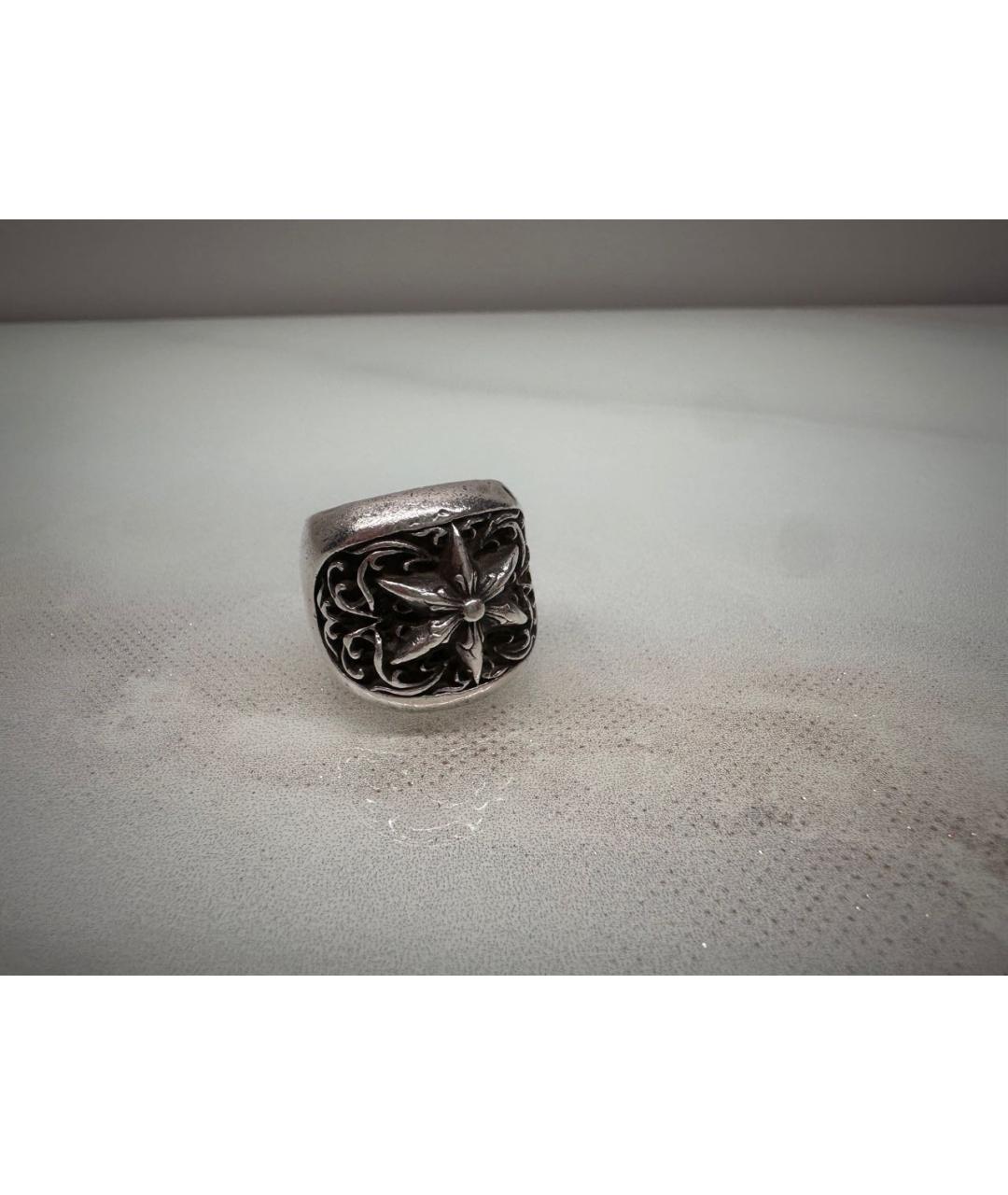 CHROME HEARTS Серебряное серебряное кольцо, фото 2