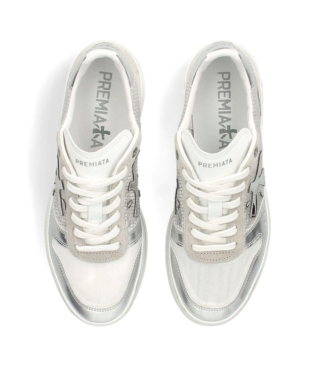 PREMIATA Серебряные кроссовки, фото 2