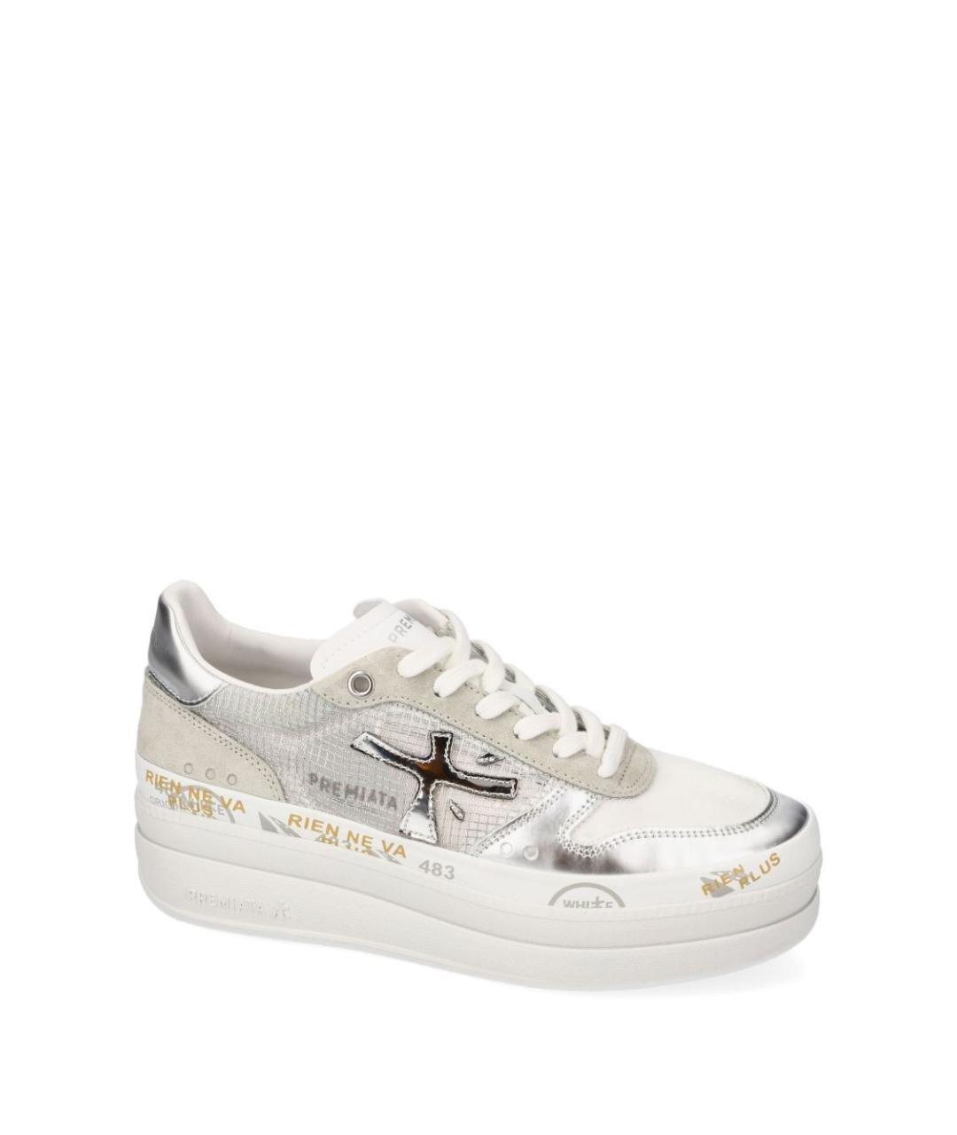 PREMIATA Серебряные кроссовки, фото 6
