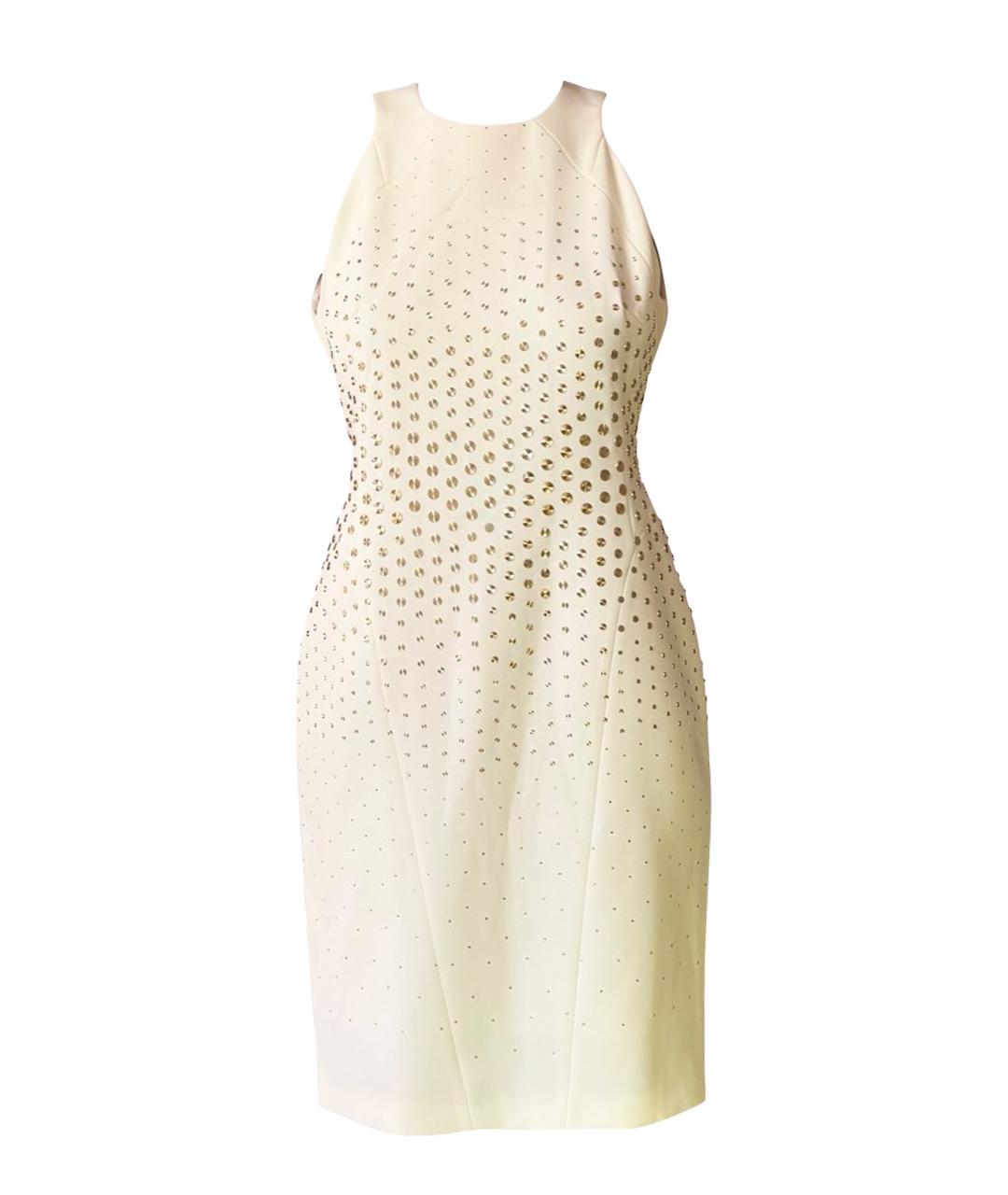 VERSACE COLLECTION Белое полиэстеровое вечернее платье, фото 1