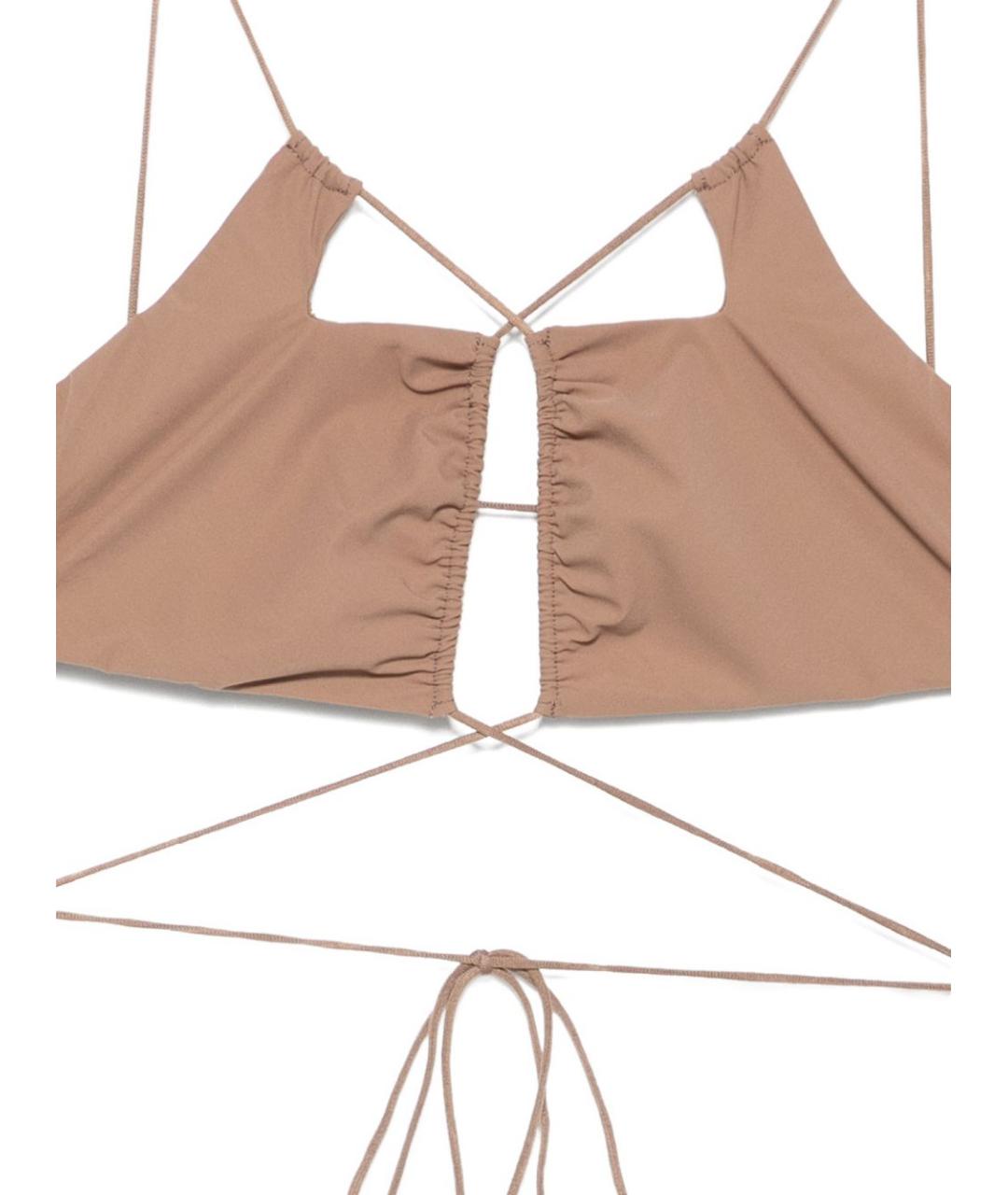 AMAZUIN Бежевый полиамидовый купальник, фото 3