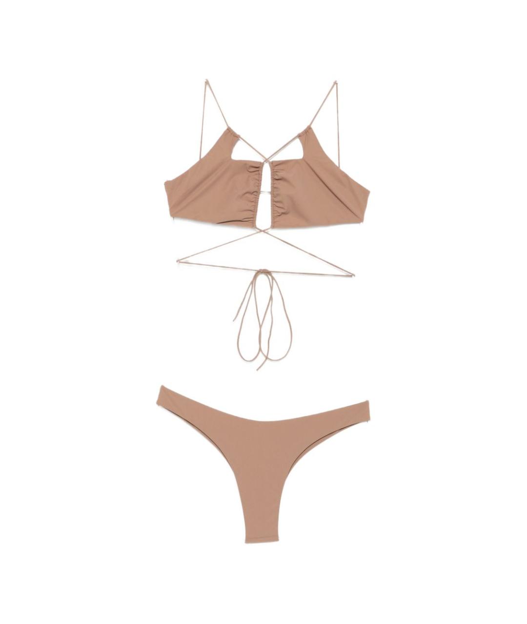 AMAZUIN Бежевый полиамидовый купальник, фото 1