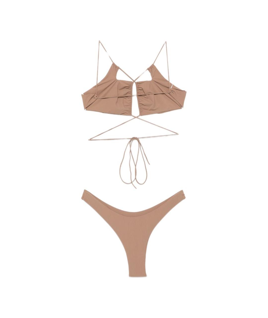 AMAZUIN Бежевый полиамидовый купальник, фото 2