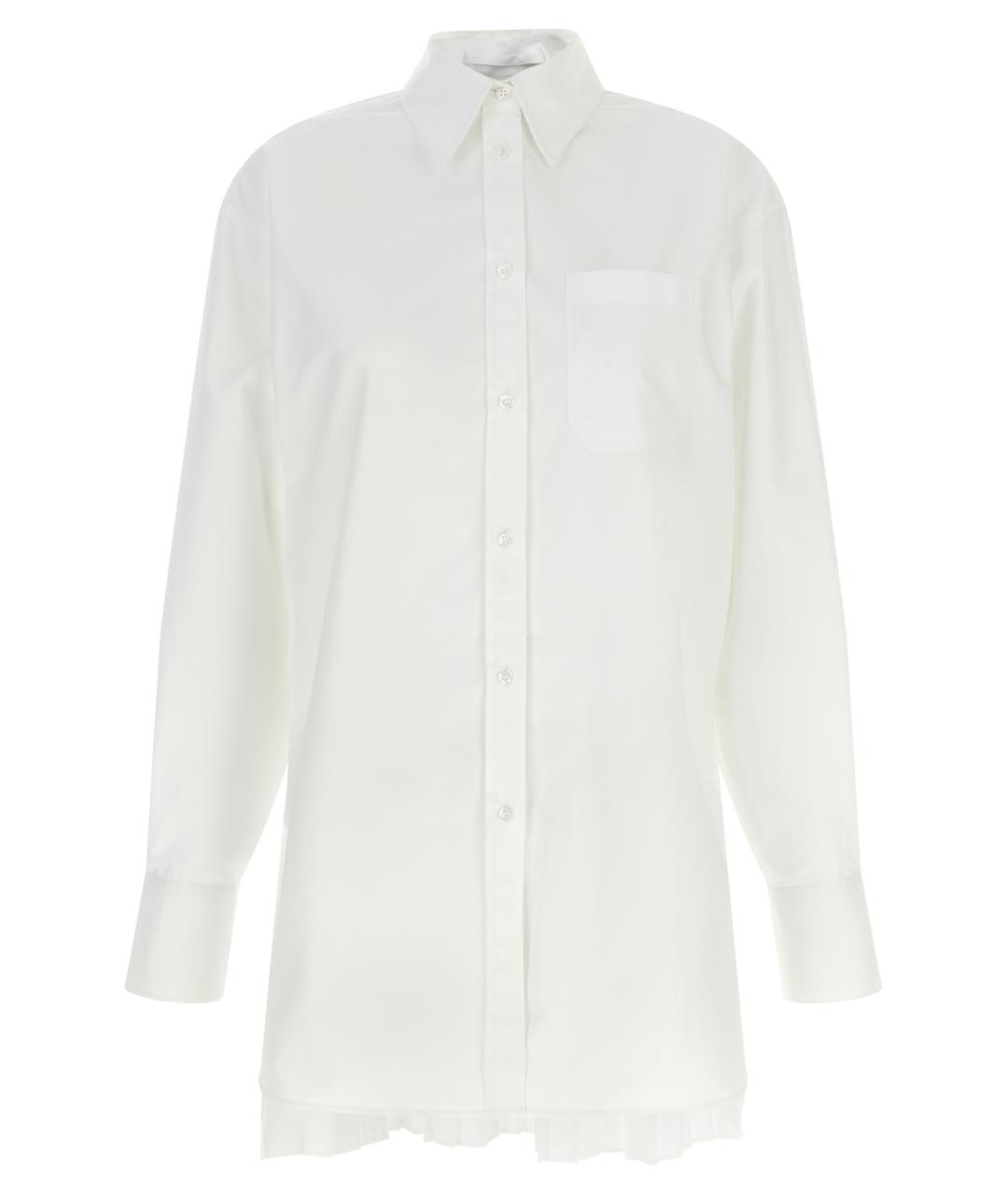 SPORTMAX Белая хлопковая рубашка, фото 1