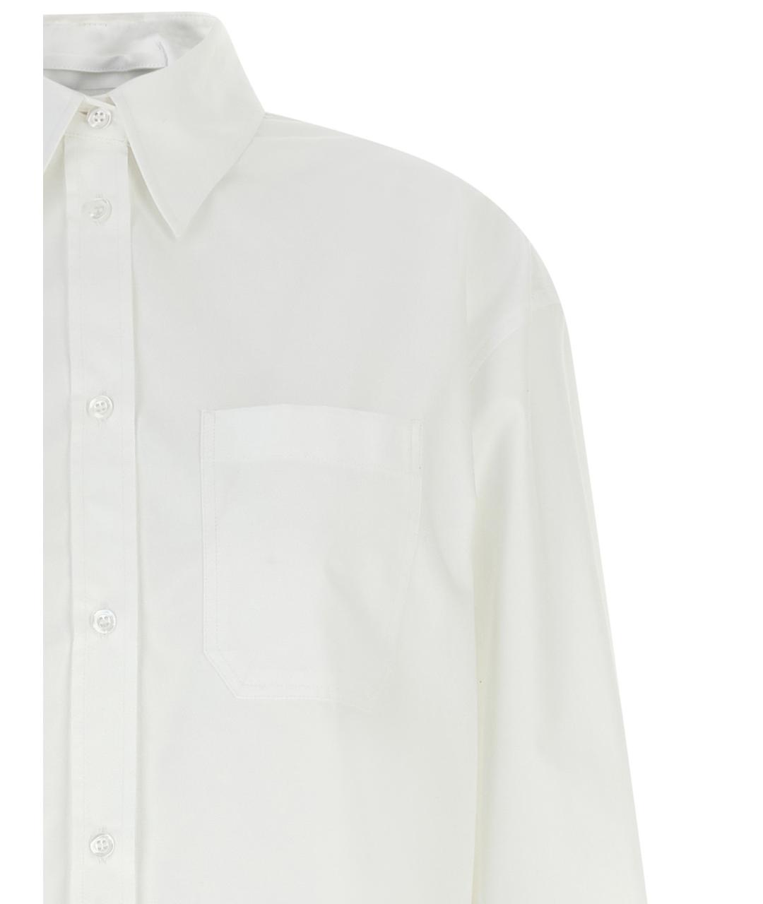 SPORTMAX Белая хлопковая рубашка, фото 3