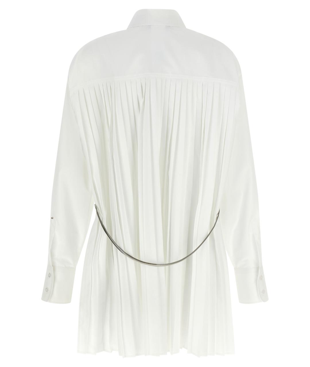 SPORTMAX Белая хлопковая рубашка, фото 2