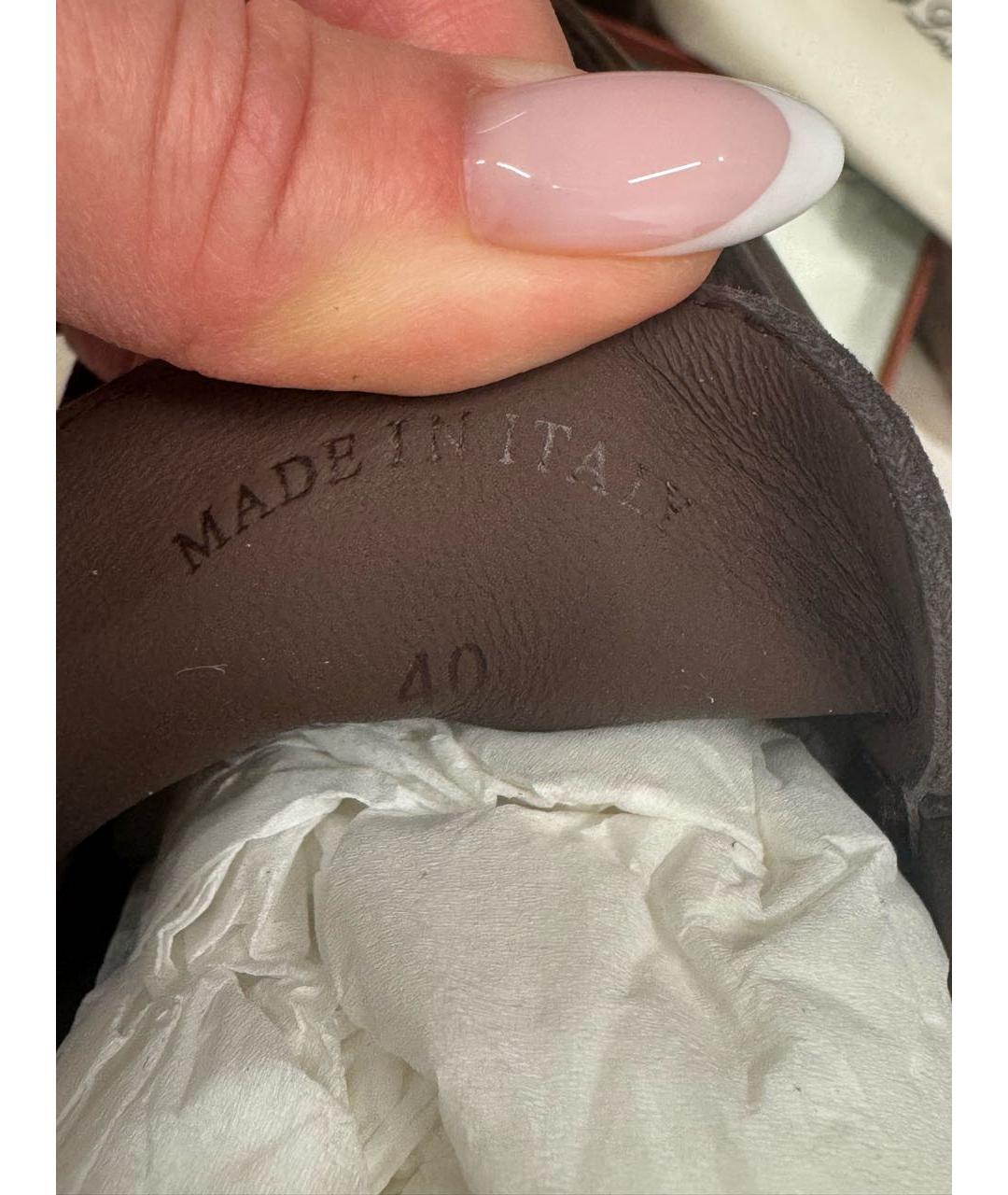 LORO PIANA Синие замшевые лоферы, фото 5