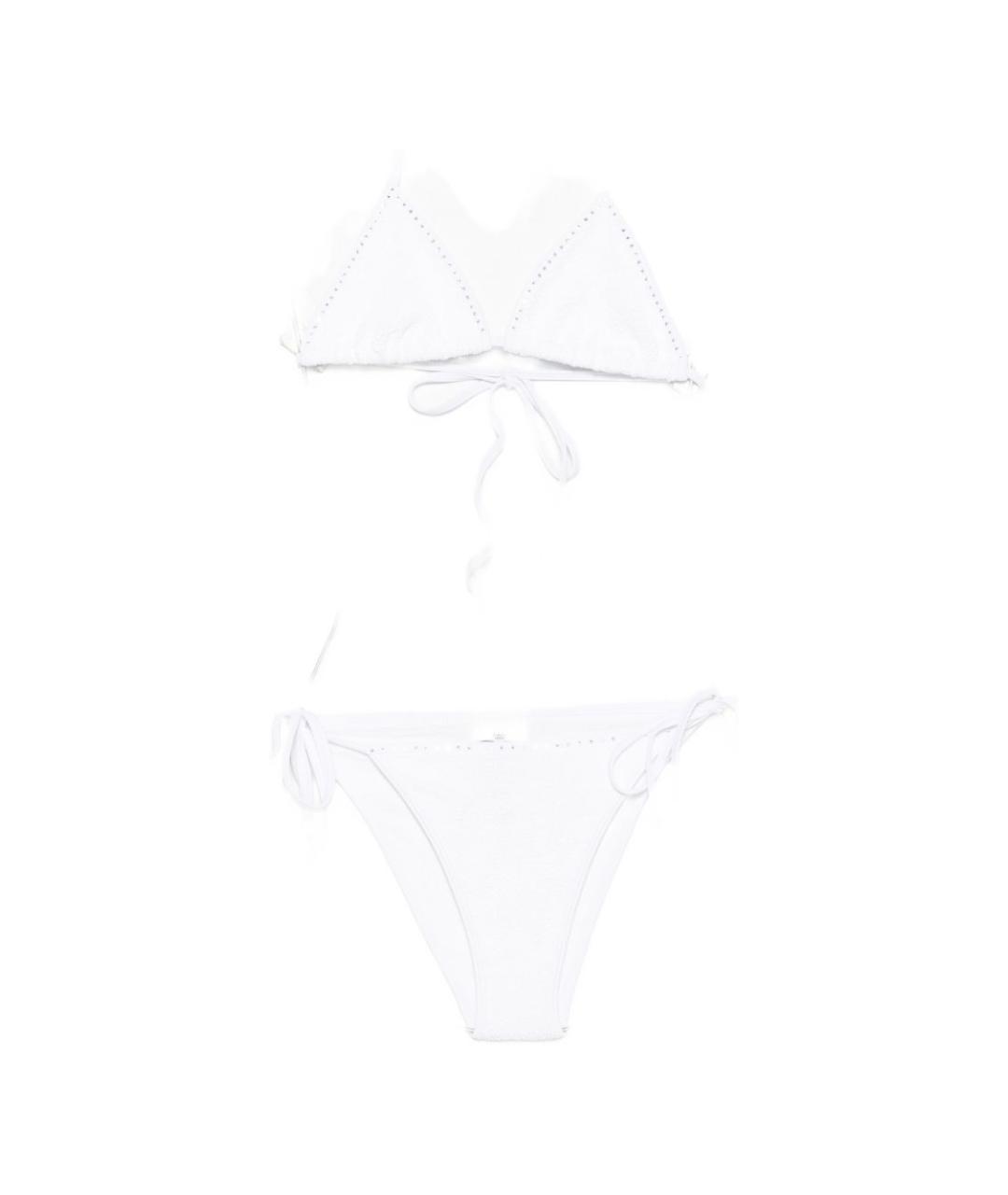 HUNZA G Белый полиамидовый купальник, фото 1