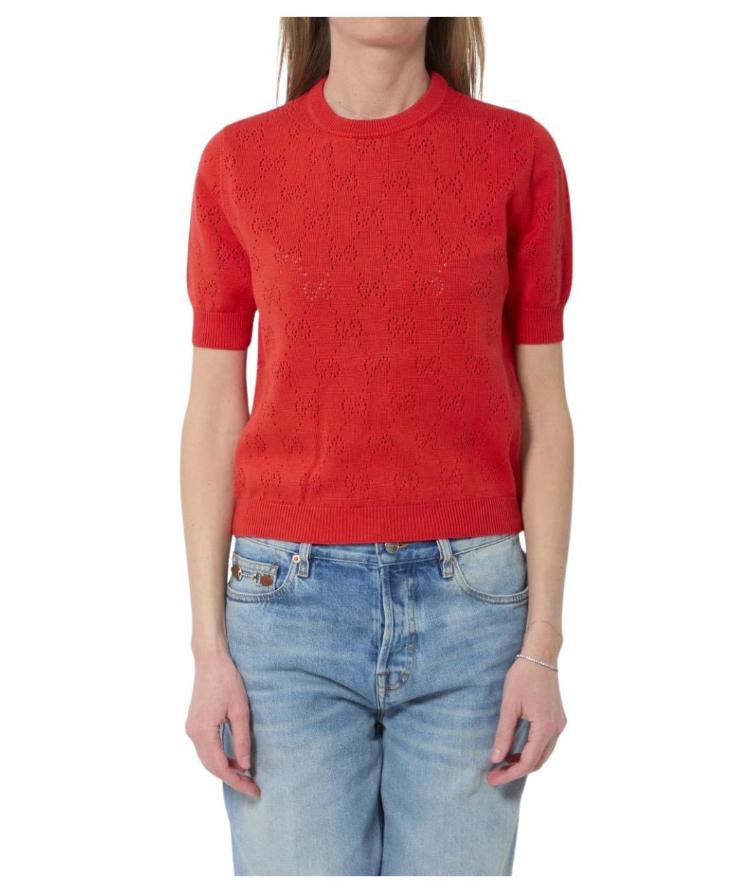 GUCCI Шелковая футболка, фото 1