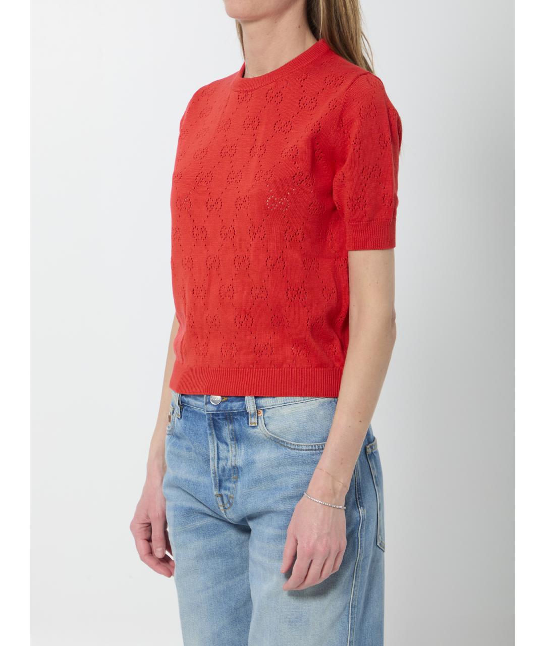 GUCCI Шелковая футболка, фото 2