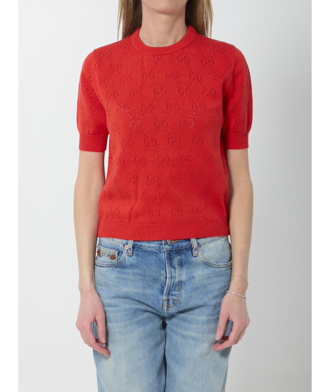 GUCCI Шелковая футболка, фото 5