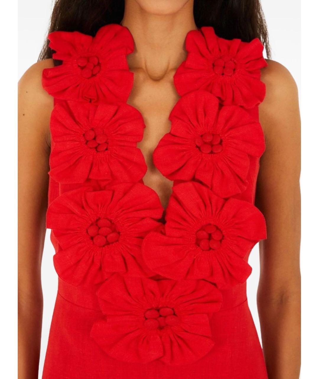 FARM RIO Красное вечернее платье, фото 3