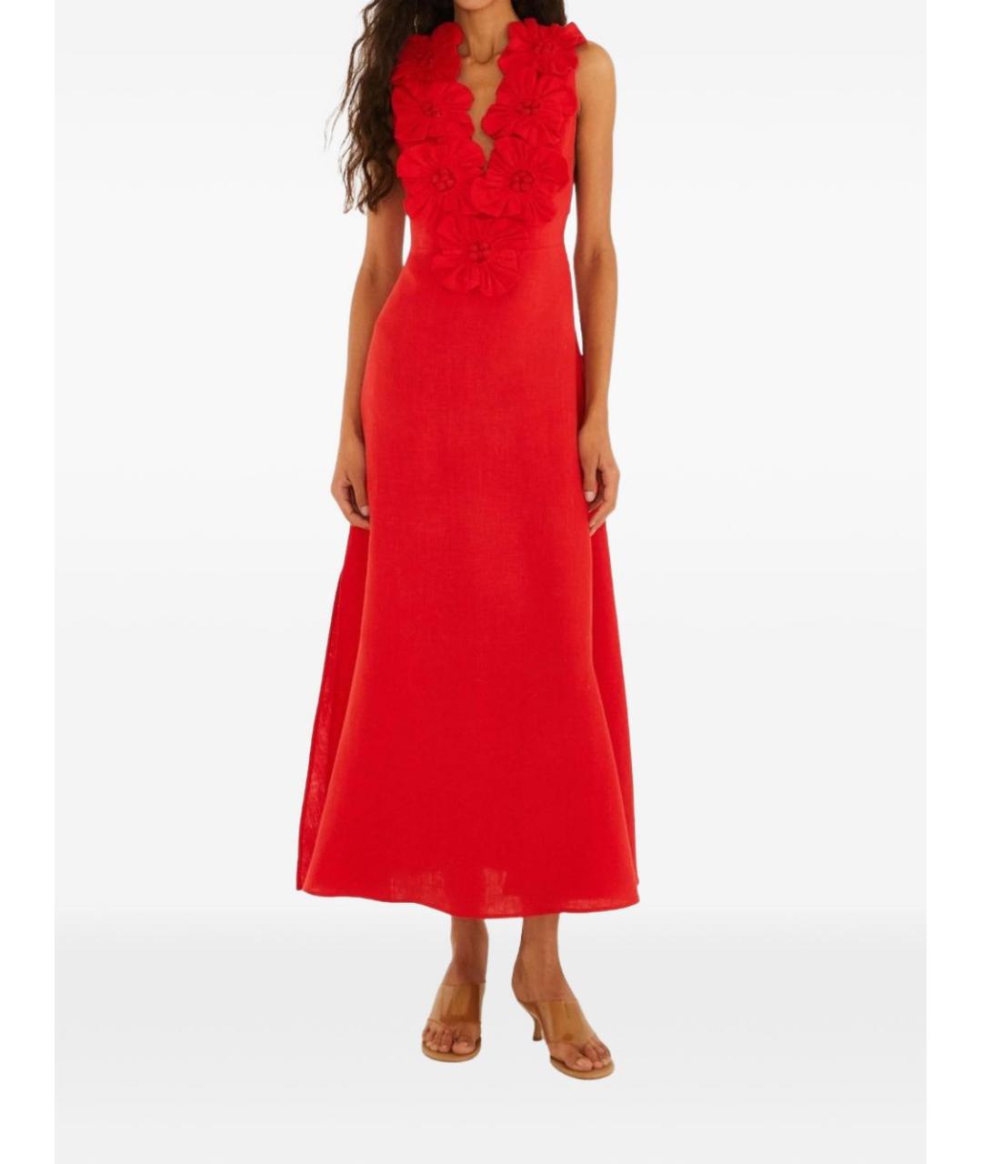 FARM RIO Красное вечернее платье, фото 4