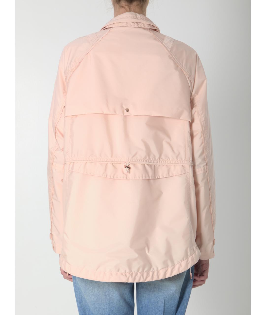 MONCLER Розовая полиамидовая куртка, фото 5
