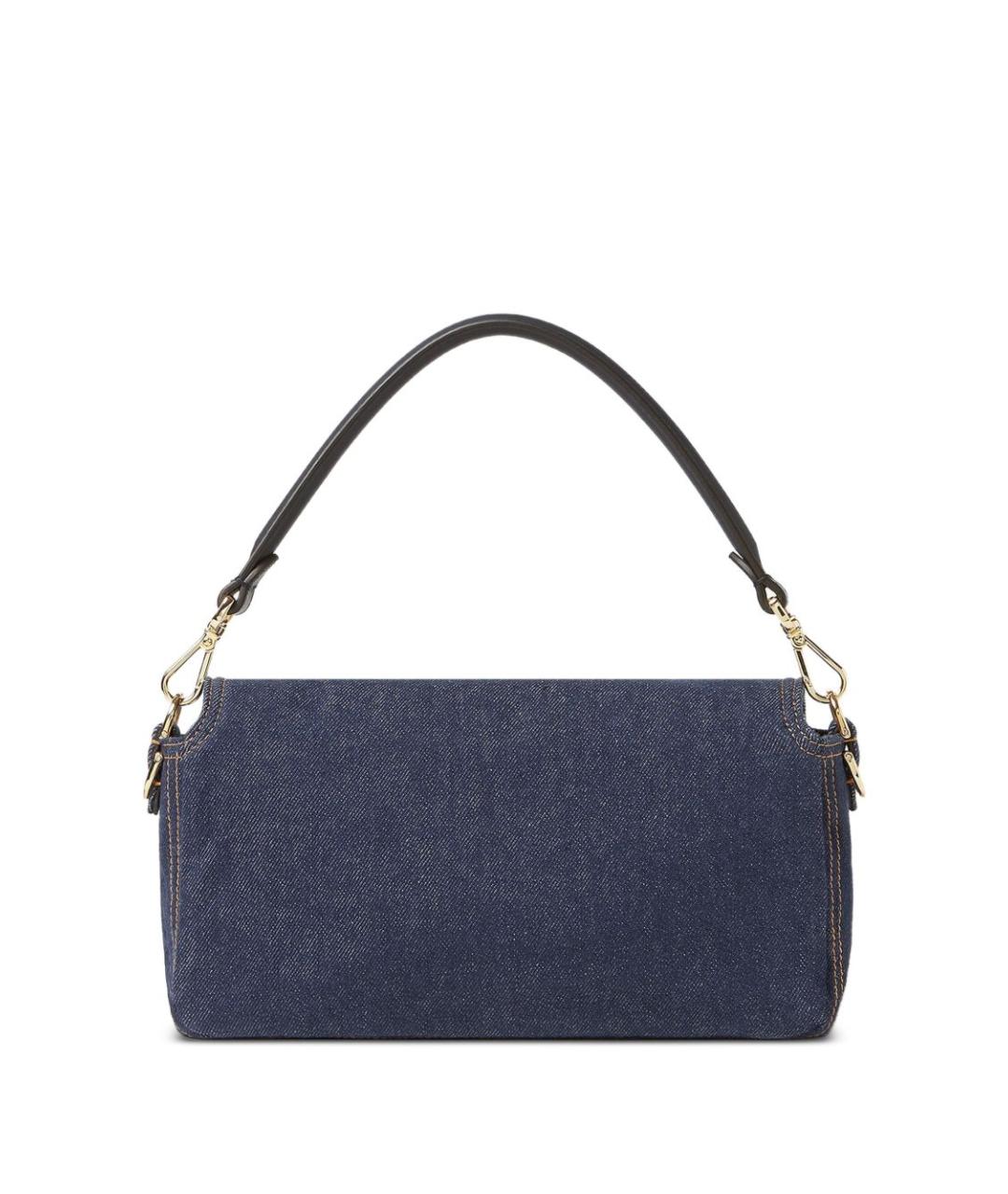 FENDI Синяя деним сумка тоут, фото 2